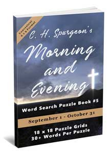 C.H. Spurgeon’s Morning and Evening Word Search Puzzle Book #5 (6×9): September 1st to October 31st